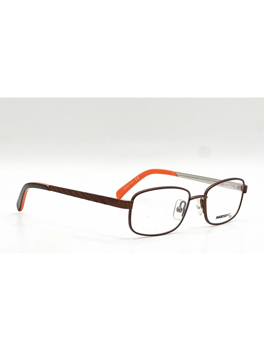 Marchon Nyc Kids Cody 210 Brown Authentic Eyeglasses 46-16-125